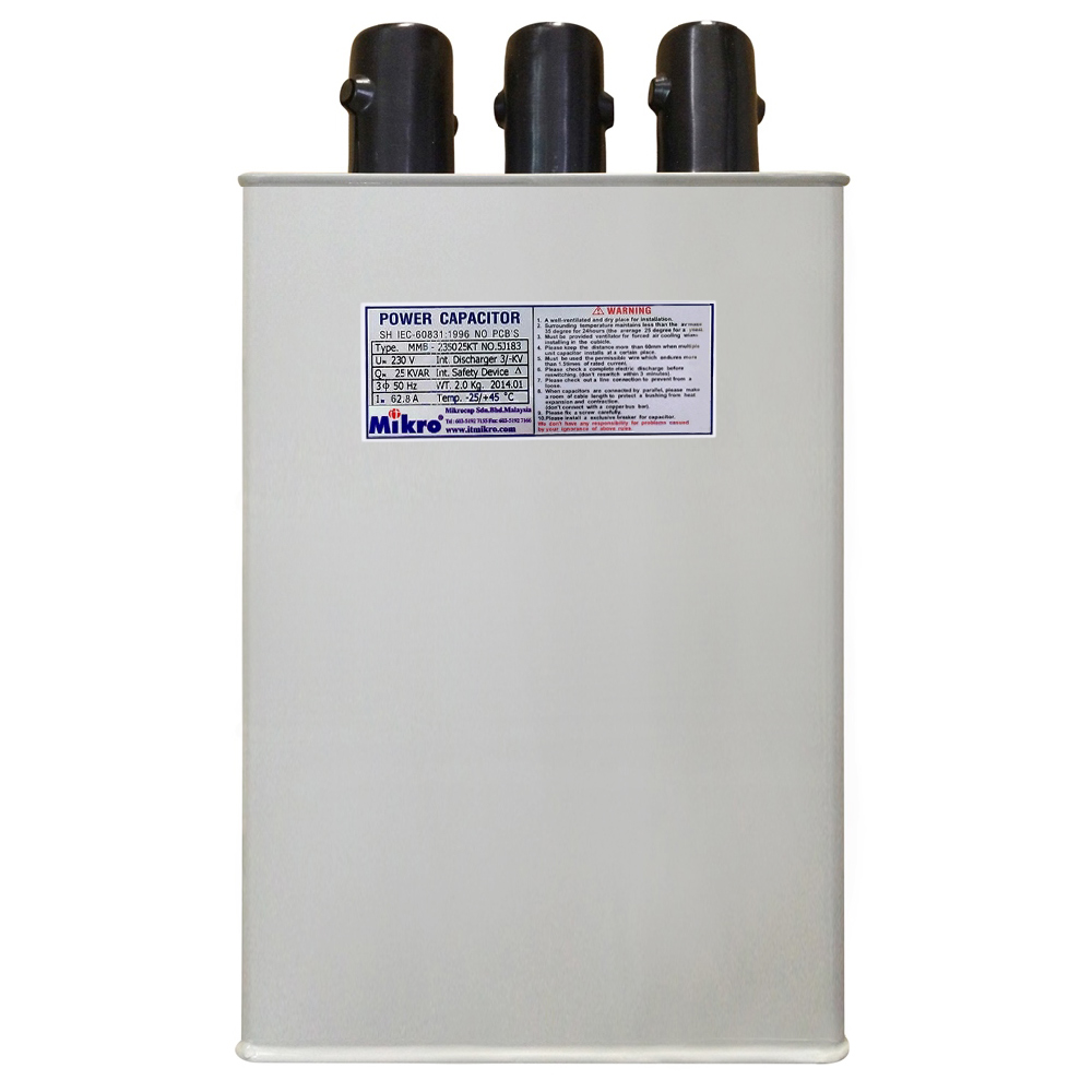 Tụ bù Mikro MMB-445050KT 50kVAr 3 Pha 440V (tụ dầu)