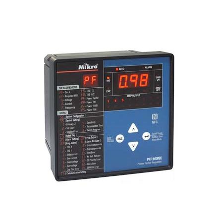 Bộ điều khiển bù công suất phản kháng Mikro 12 cấp - PFR120NX
