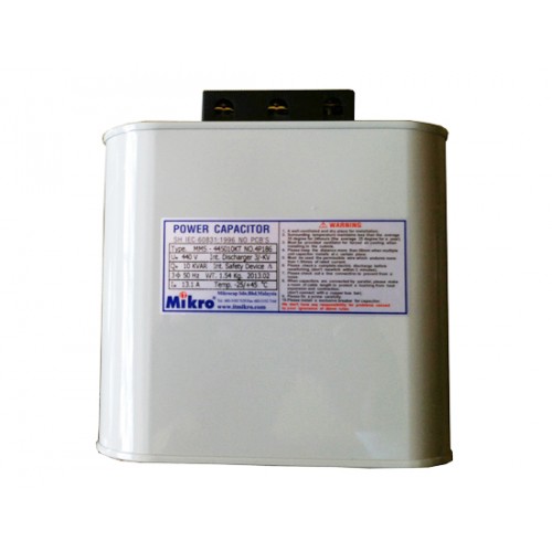 Tụ bù Mikro MMB-445025KT 25kVAr 3 Pha 440V (tụ dầu)
